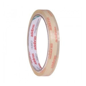 FITA ADESIVA 12MMX50M CRISTAL ADELBRAS