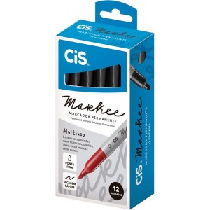 CANETA PONTA POROSA PERMANENTE MARKEE - CIS