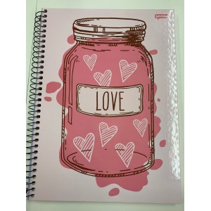 CADERNO UNIVERSITÁRIO 96FOLHAS CAPA DURA ON FLEEK