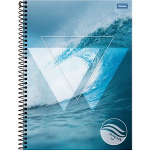 CADERNO UNIVERSITÁRIO 1X1 CAPA DURA 96FOLHAS  4 ELEMENTOS