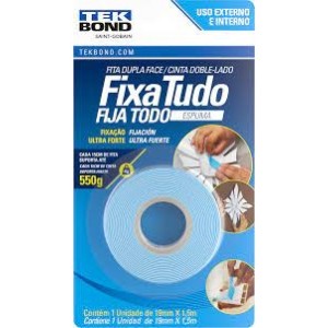 FITA DUPLA FACE ESPUMA 19MMX1,5M