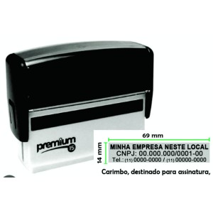 CARIMBO ASSINATURA 69X14