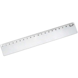 REGUA 20CM CRISTAL WALEU